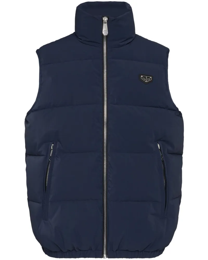 Philipp Plein Daunenweste - Blau Blau