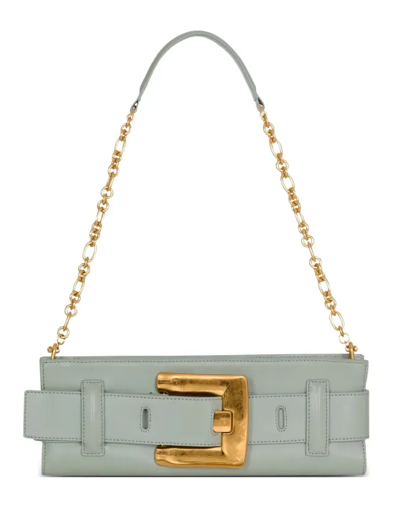 Balmain Anthem Schultertasche - Grün Grün