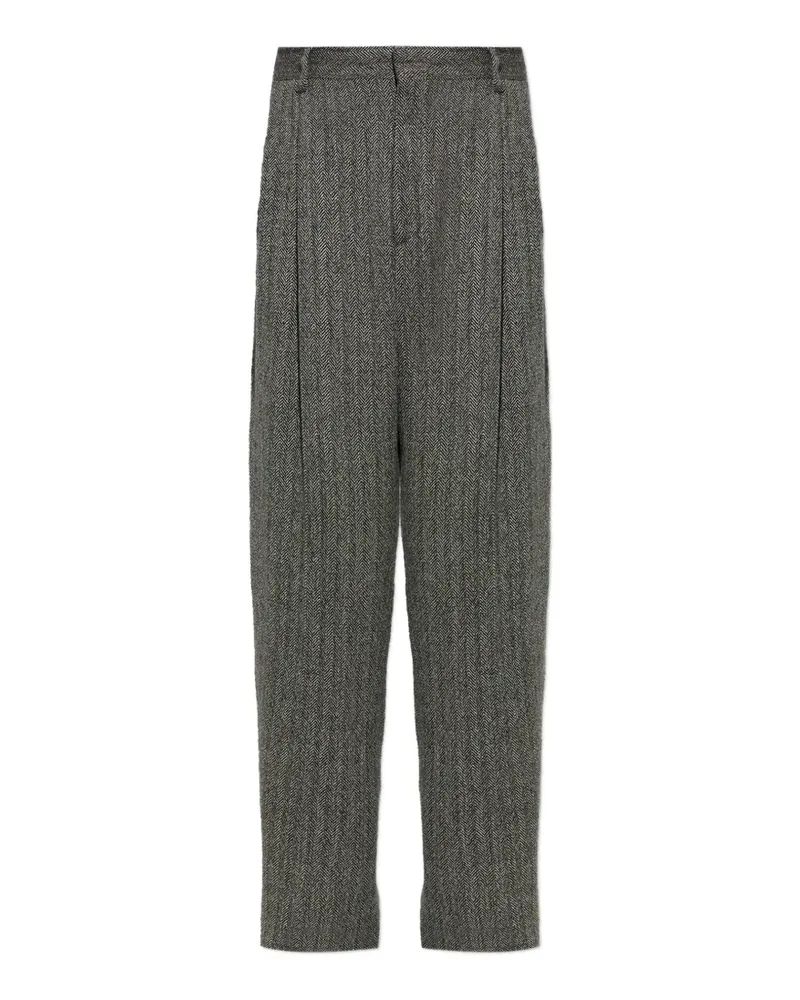 Dsquared2 Hose mit Fischgrätenmuster - Schwarz Schwarz