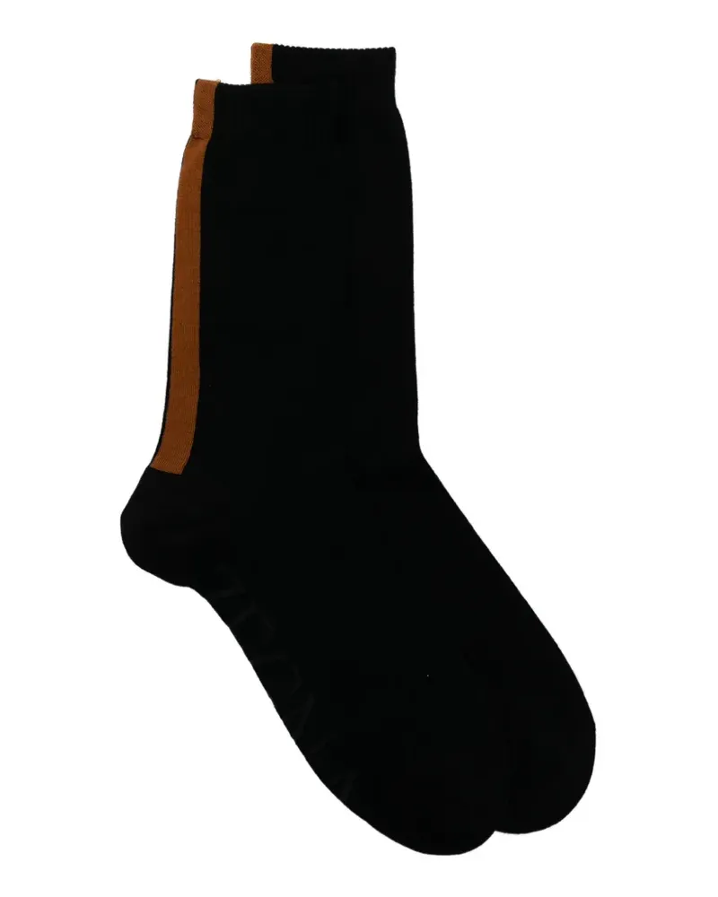 Ermenegildo Zegna Signifier socks - Schwarz Schwarz