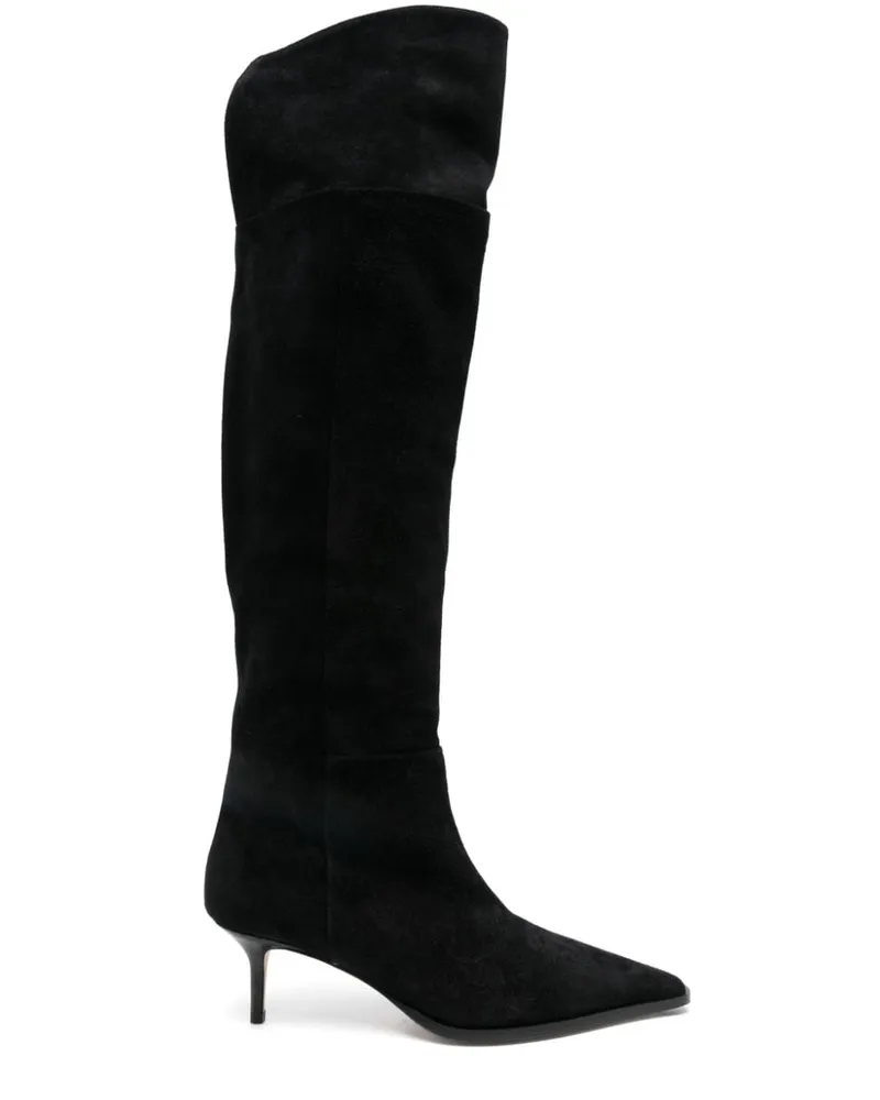 aeyde Zsa Zsa Stiefel 55mm - Schwarz Schwarz