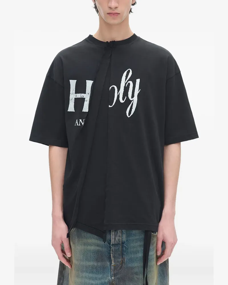 Ann Demeulemeester Hardon T-Shirt - Schwarz Schwarz