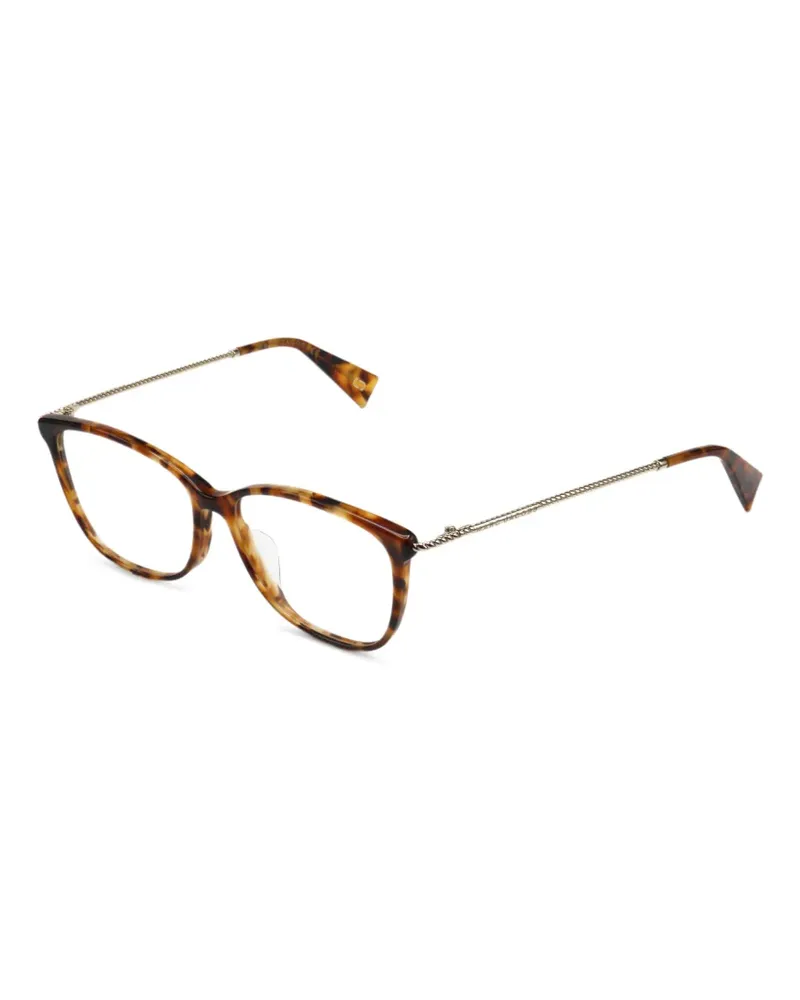 Marc Jacobs Eckige Brille in Schildpattoptik - Braun Braun