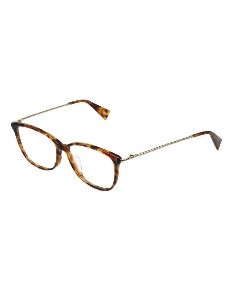 Marc Jacobs Eckige Brille in Schildpattoptik - Braun Braun