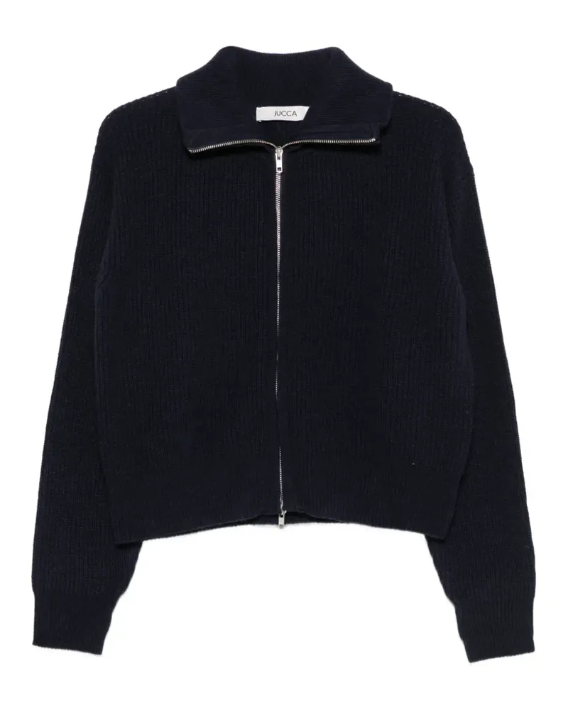 Jucca Cardigan mit Reißverschluss - Blau Blau