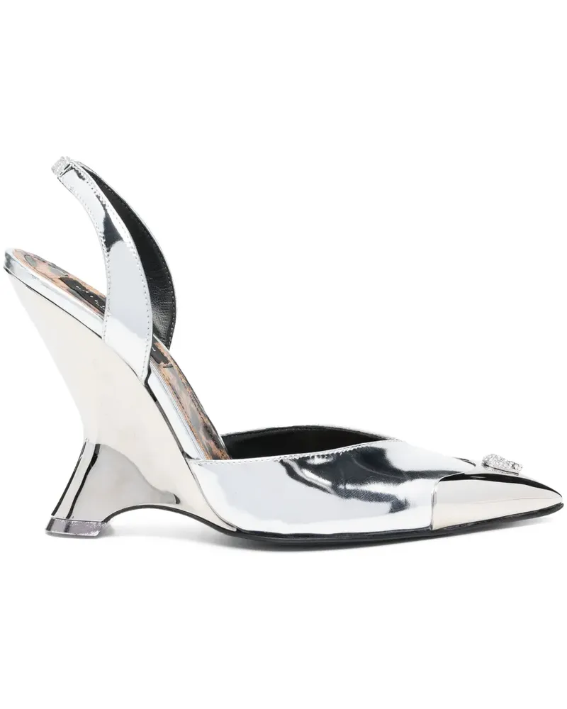 Philipp Plein BB Pumps mit spitzer Kappe - Grau Grau