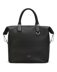 Dolce & Gabbana Reisetasche aus weichem Leder Schwarz