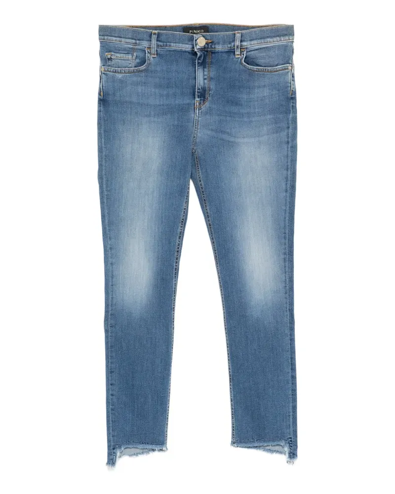 Pinko Ausgefranste Sabrina Skinny-Jeans - Blau Blau