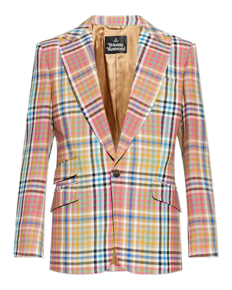 Vivienne Westwood checked pocket blazer - Rosa Rosa