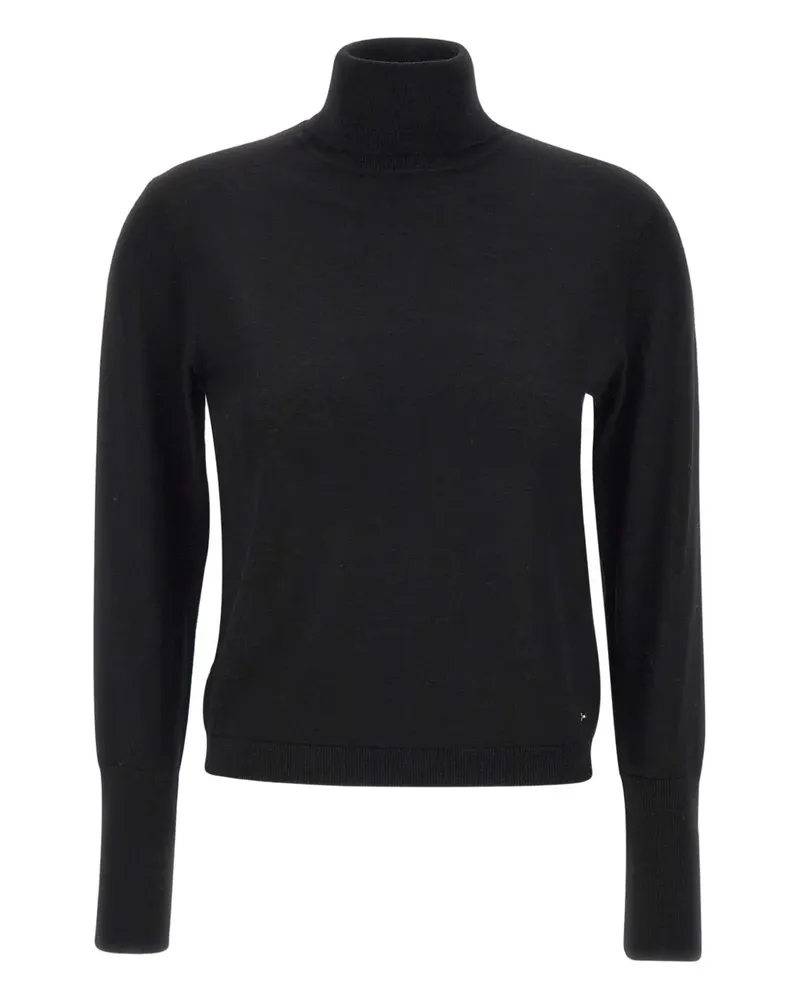 Kaos Pullover mit Rollkragen - Schwarz Schwarz