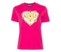 T-Shirt mit Barocco Heart-Print