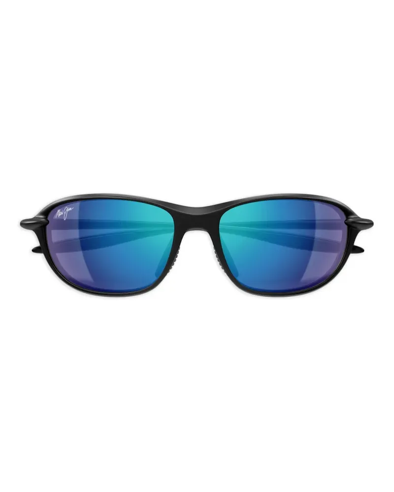Maui Jim Hookipa Ultra oval-frame sunglasses - Schwarz Schwarz