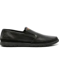 Bugatti Perforierte Crooner Loafer Schwarz