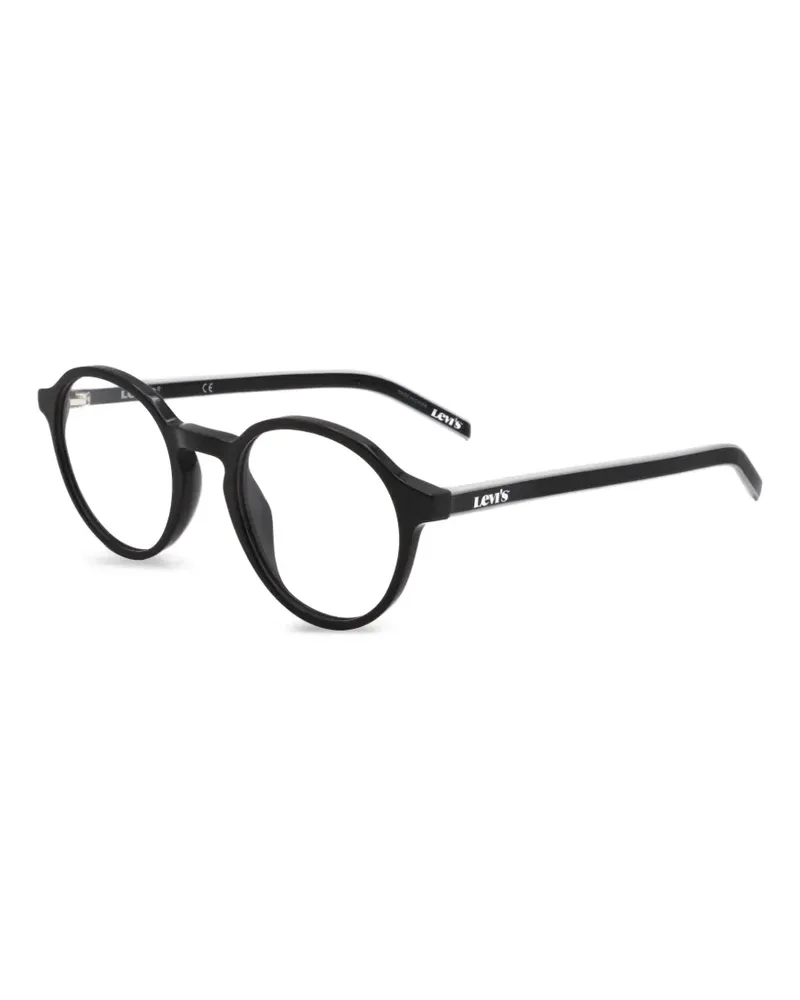 Levi's Brille mit rundem Gestell - Schwarz Schwarz