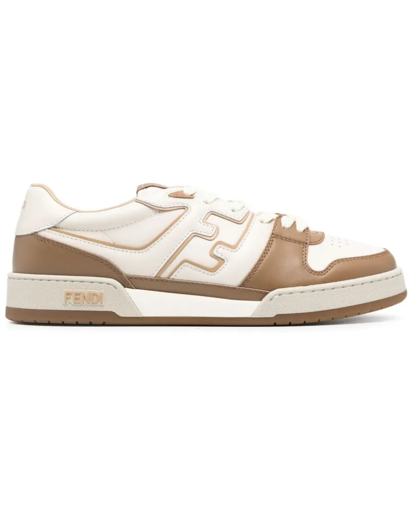 Fendi Match Sneakers mit FF-Applikation - Nude Nude