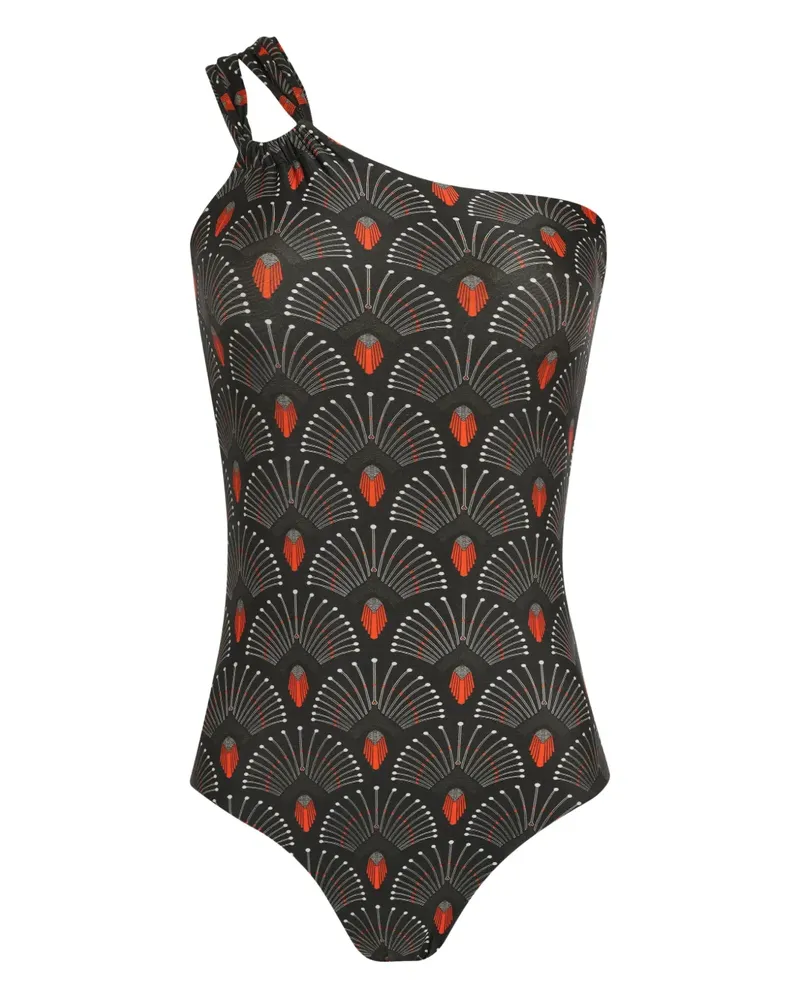 Lygia & Nanny Miusha One-Shoulder-Badeanzug - Grau Grau