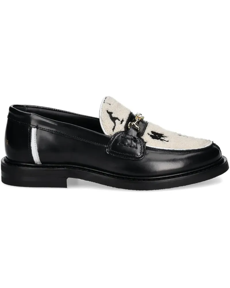 Filling Pieces Loafer aus Leder - Schwarz Schwarz