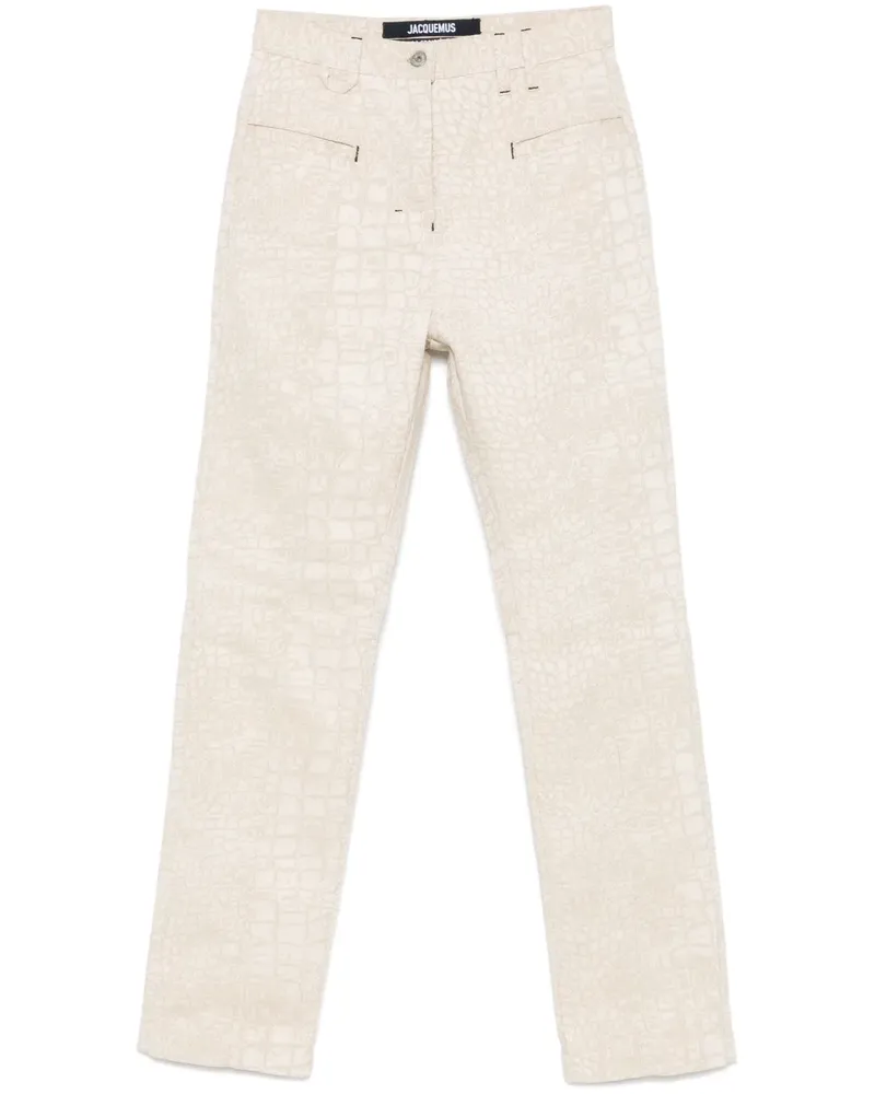 Jacquemus Le De-Nîmes Norma Jeans - Nude Nude
