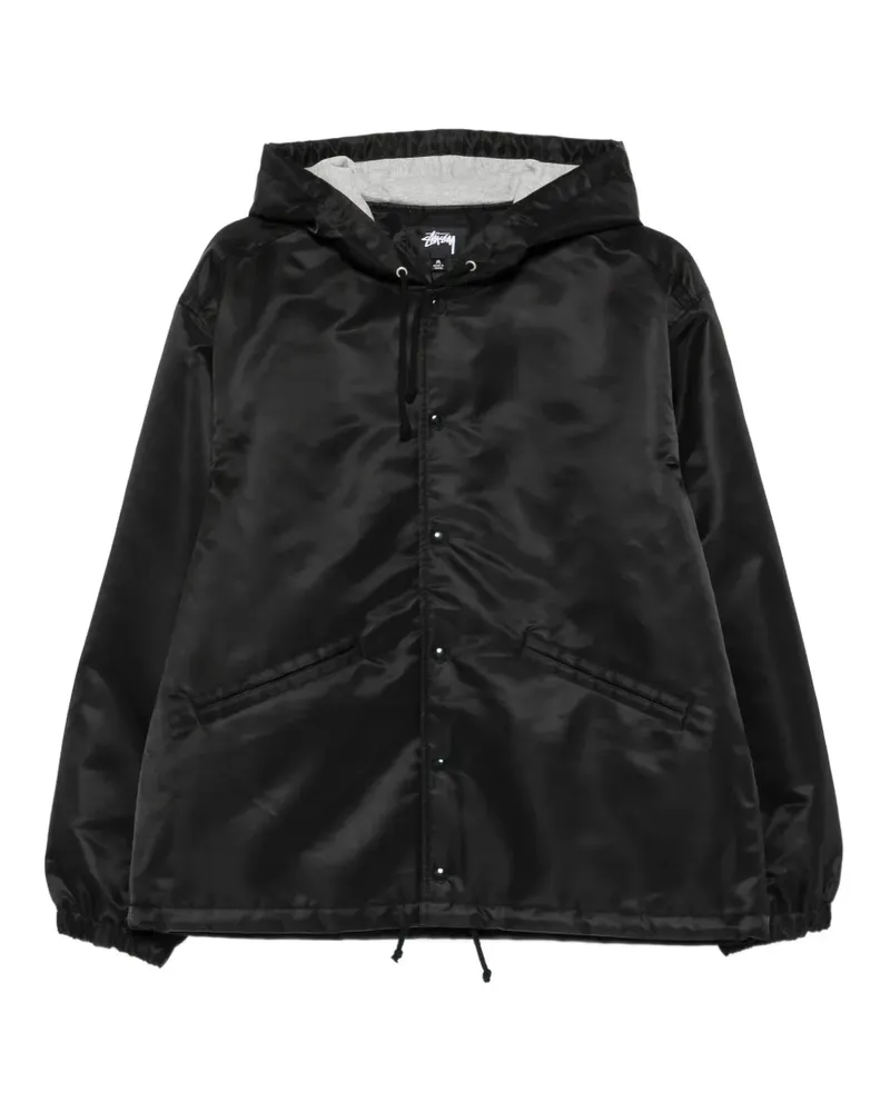 Stüssy hooded jacket - Schwarz Schwarz