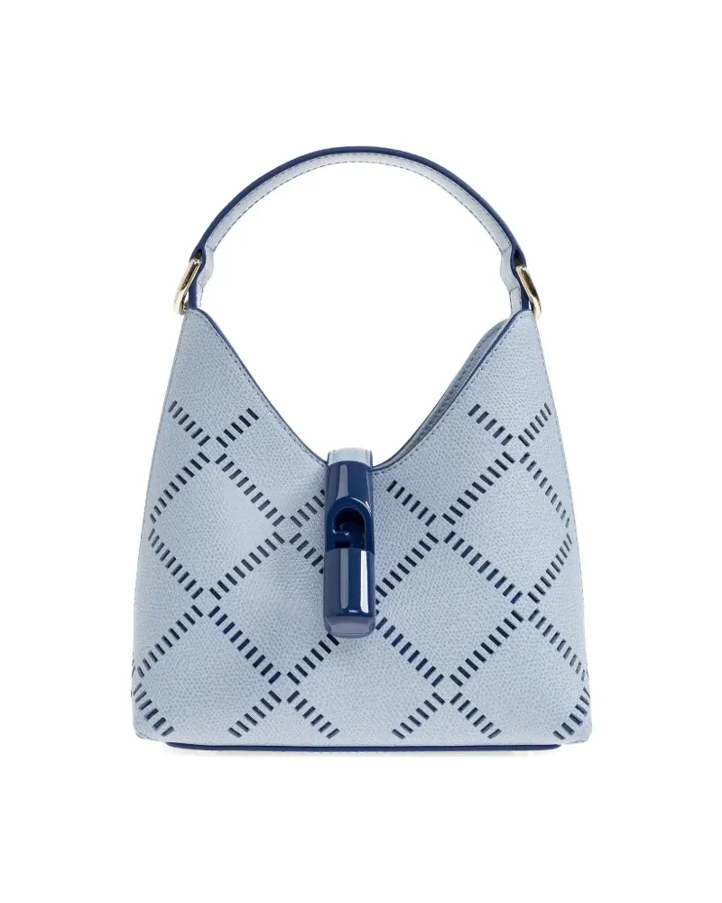 Furla Kleiner Goccia Tote Bag mit Cut-Out - Blau Blau
