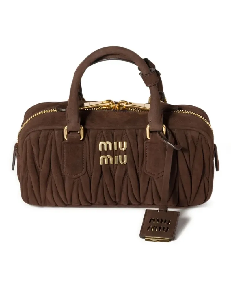 Miu Miu Arcadie Tote Bag - Braun Braun