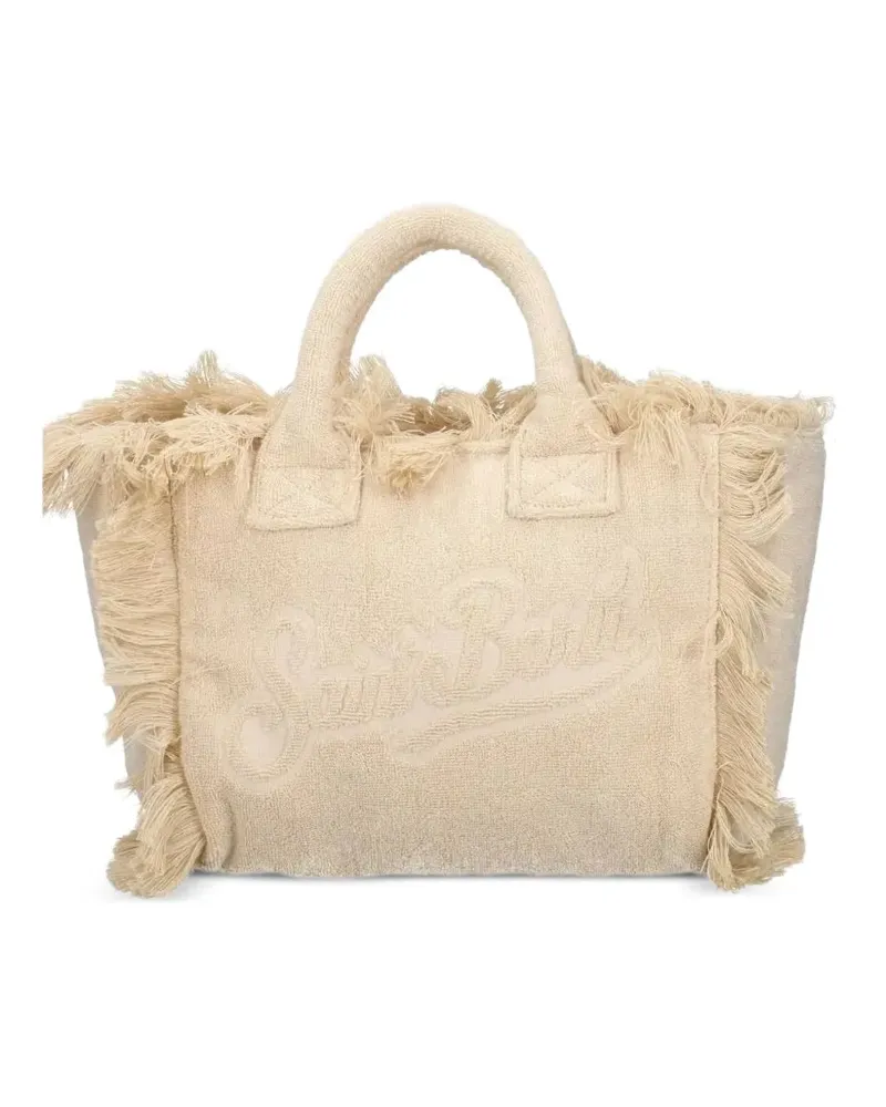 MC2 Saint Barth Colette' Shopper mit Fransen - Nude Nude