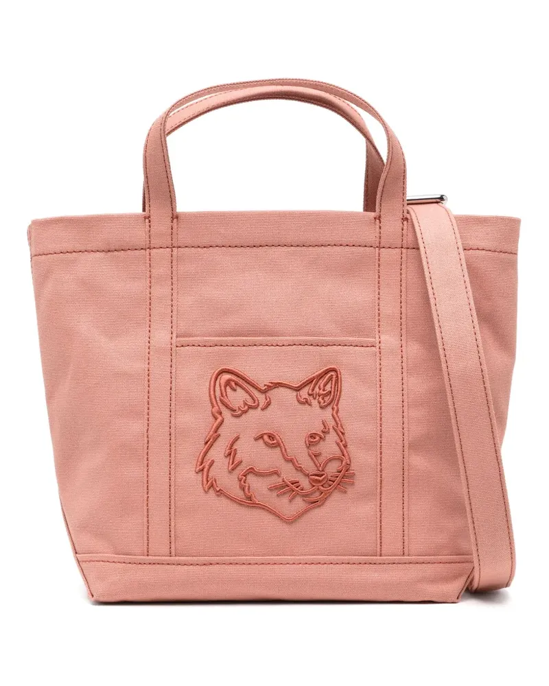 Kitsuné Kleiner Fox Head Tote Bag - Rosa Rosa