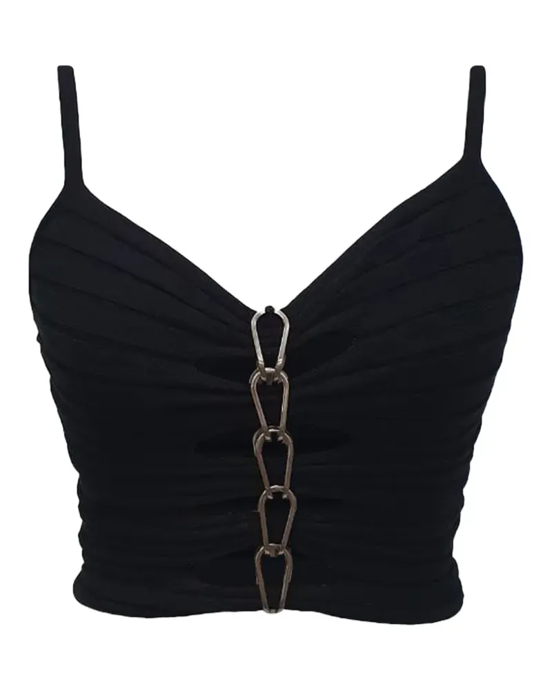 Dion Lee 2021 Central Chain cami top - Schwarz Schwarz