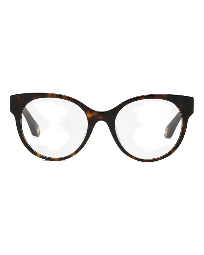 Roberto Cavalli round-frame glasses - Braun Braun