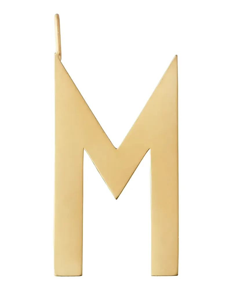 DESIGN LETTERS M pendant necklace - Gold Gold
