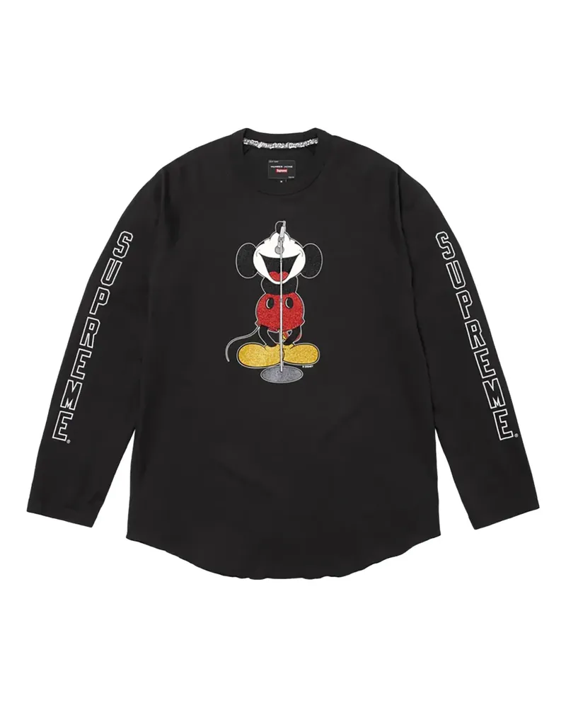 Supreme Being Mickey Raglanoberteil - Schwarz Schwarz