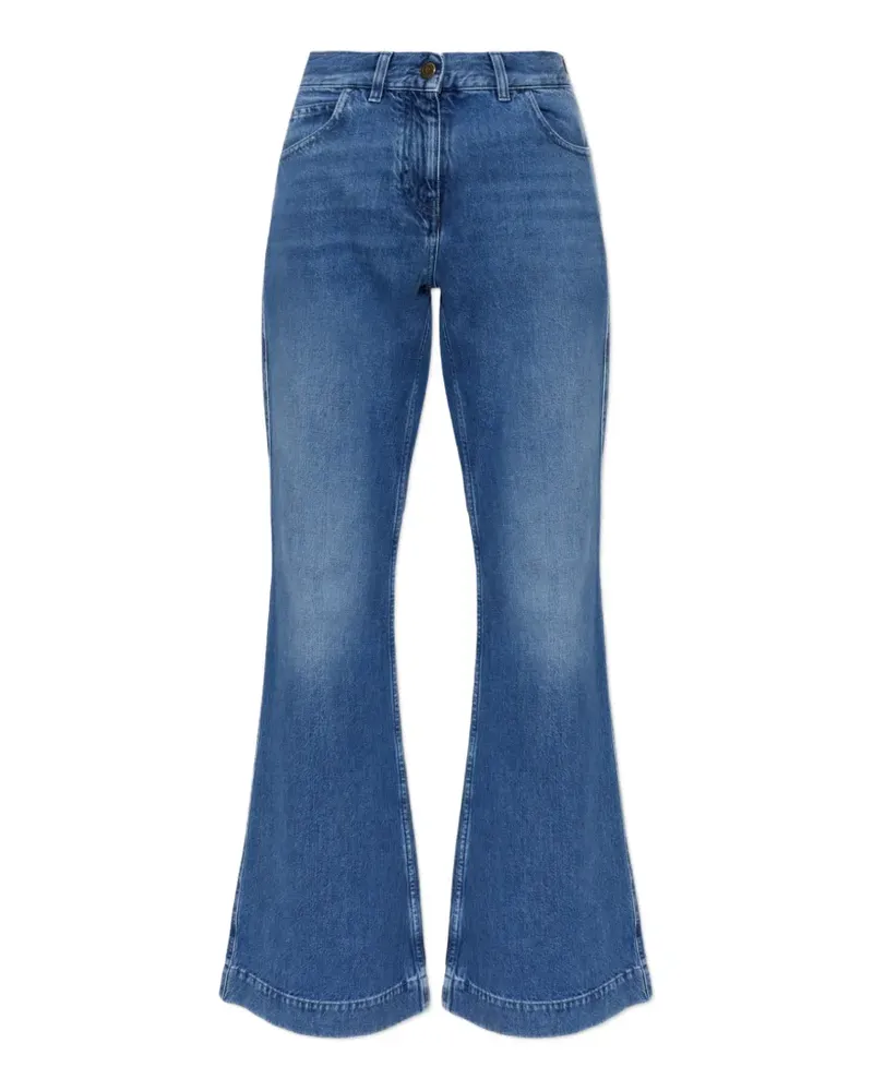 Moncler Jeans mit Knopfverschluss - Blau Blau