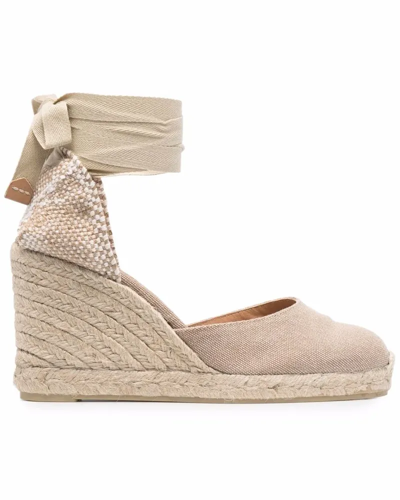 Castañer Carina Wedge-Espadrilles 90mm - Nude Nude