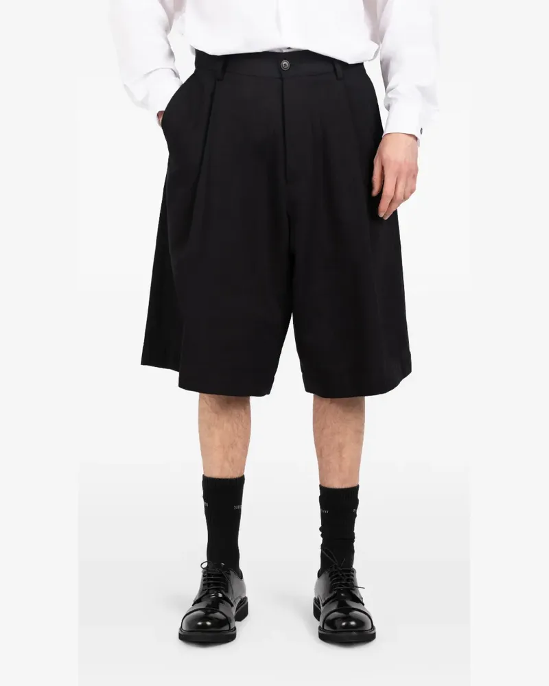 Société Anonyme Andrew Shorts mit Falten - Schwarz Schwarz