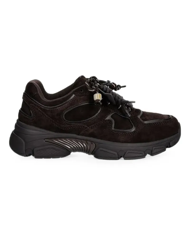 Guess Irrina suede panelled sneakers - Braun Braun