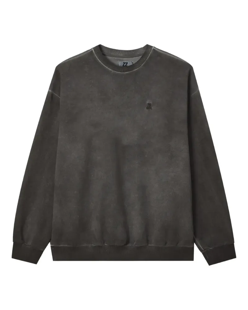 Izzue Sweatshirt mit Logo-Prägung - Grau Grau