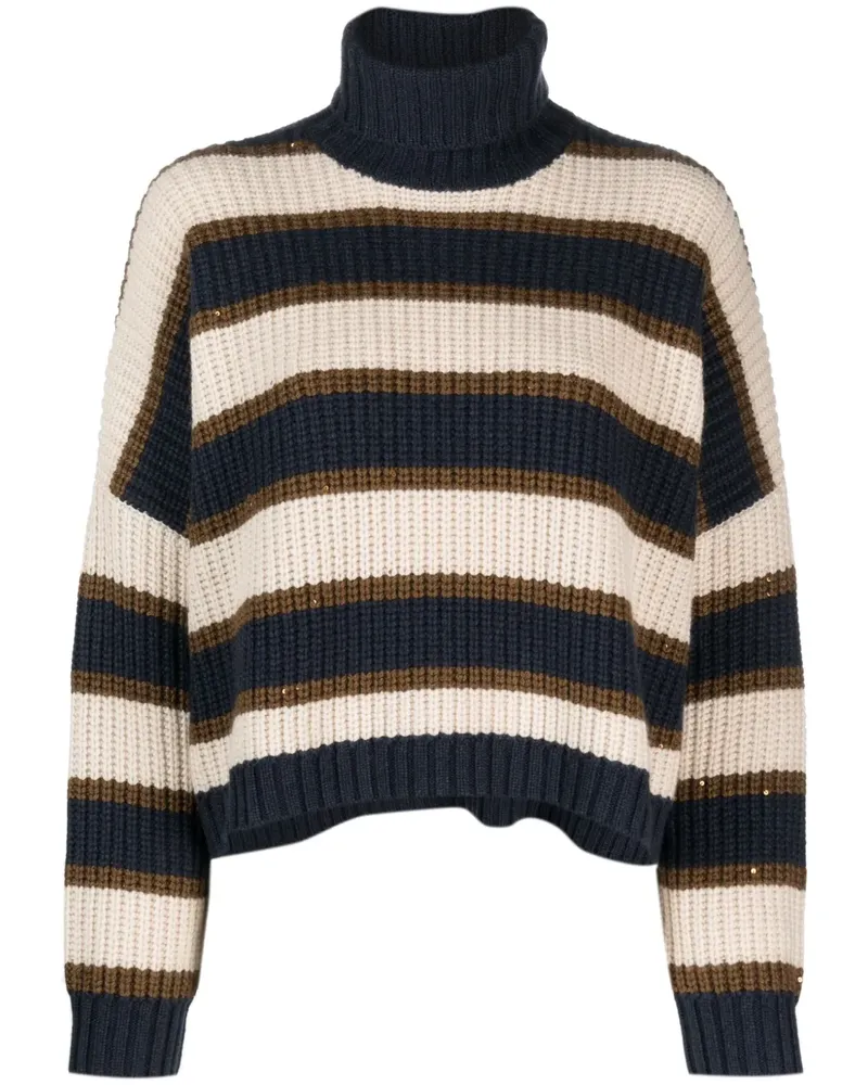 Brunello Cucinelli Gestrickter Pullover - Blau Blau