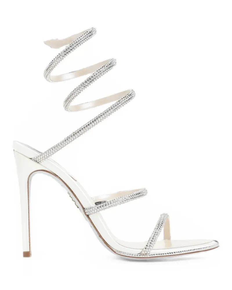 René Caovilla Cleo crystal-embellished sandals - Silber Silber