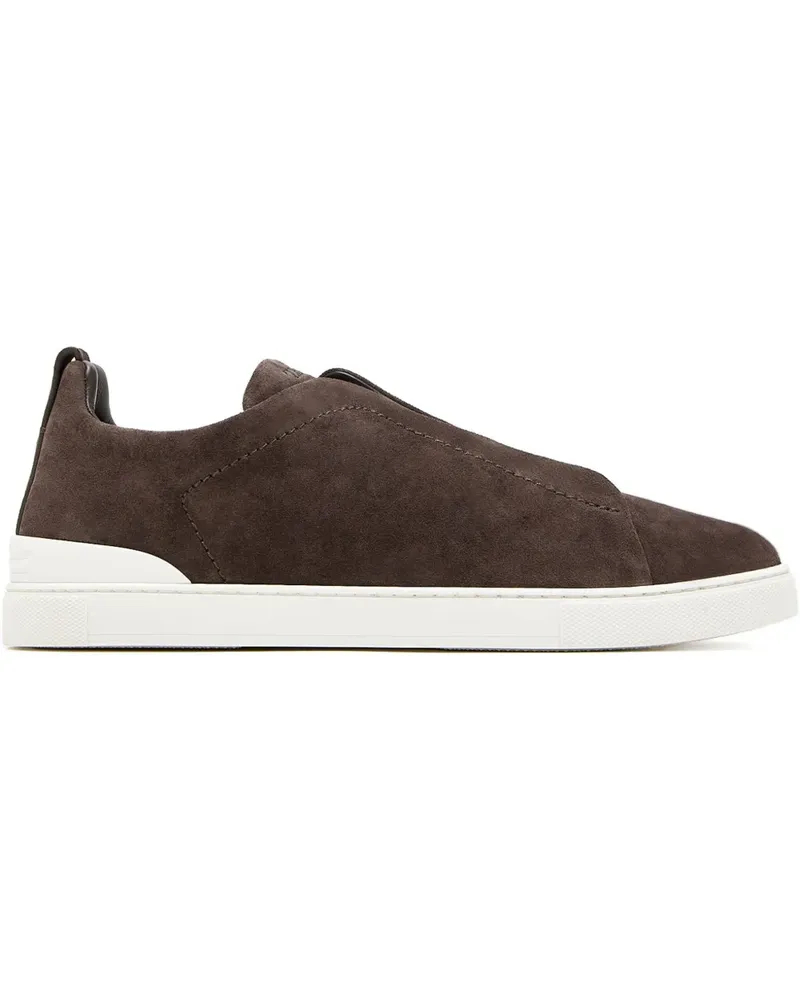 Ermenegildo Zegna Triple Stitch Sneakers - Braun Braun