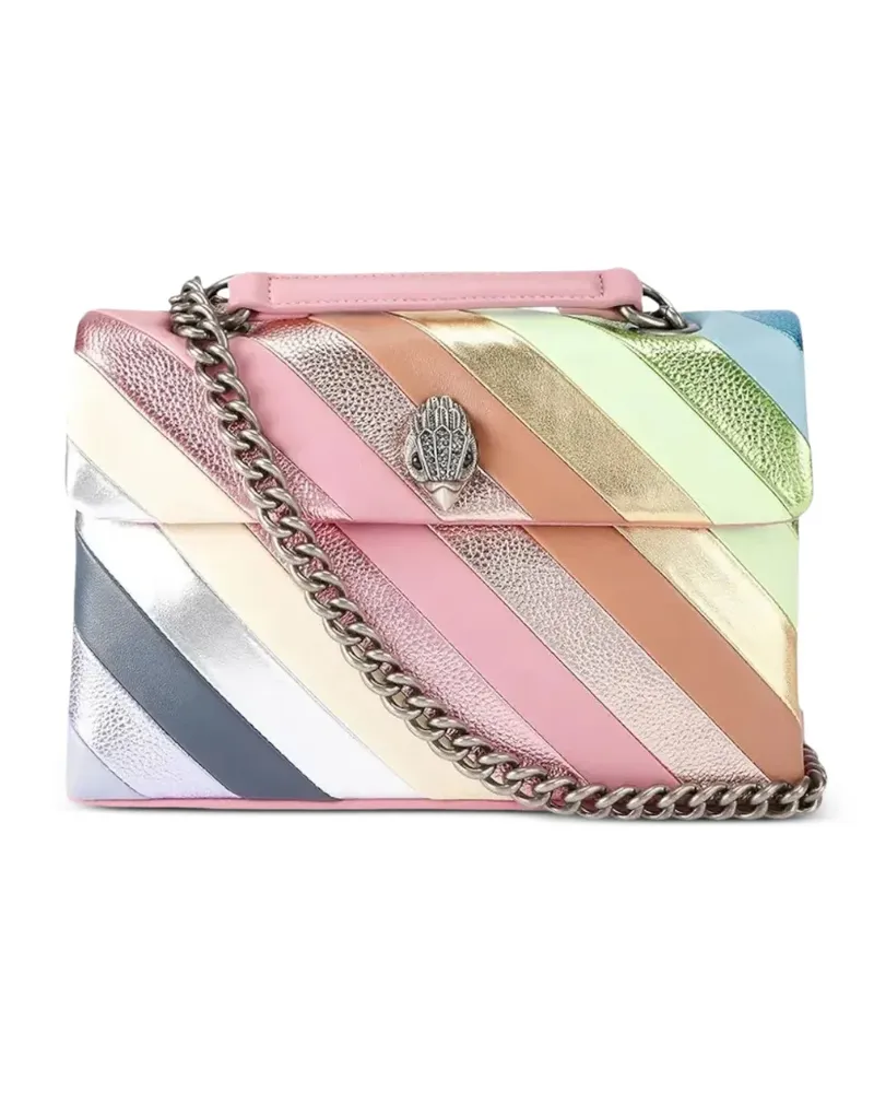 Kurt Geiger Gestreifter Eagle Tote Bag - Rosa Rosa
