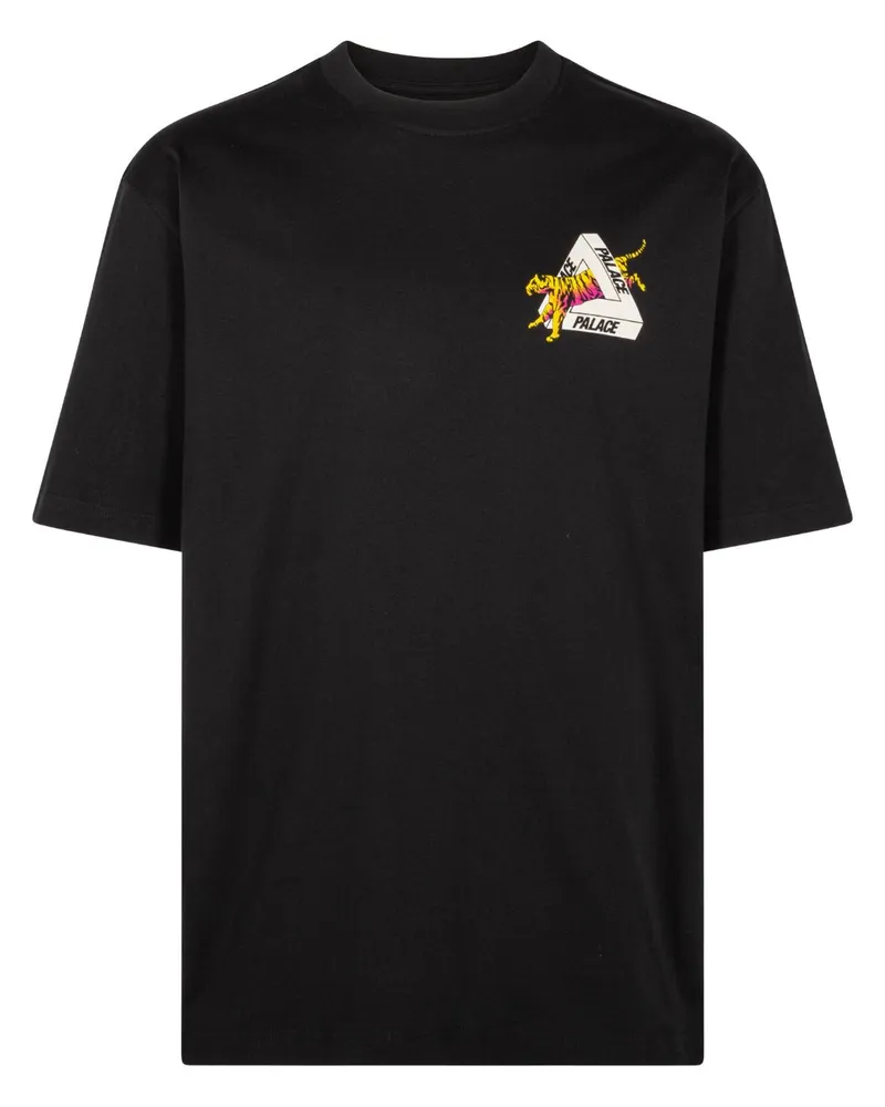 PALACE Seoul Exclusive Tiger Tri-Ferg "White" T-Shirt - Schwarz Schwarz