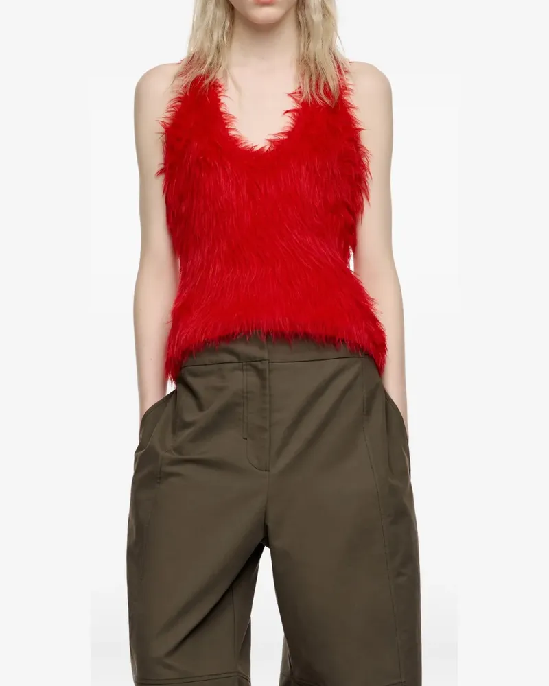 BIMBA Y LOLA Top mit U-Ausschnitt - Rot Rot