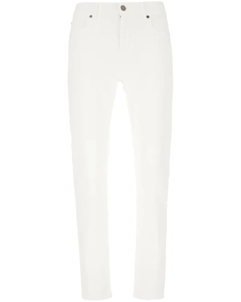 7 for all mankind Jeans mit Knopfverschluss - Weiß Weiß