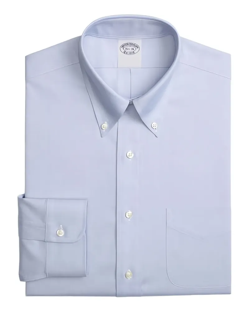 Brooks Brothers Hemd mit aufgesetzter Tasche - Blau Blau