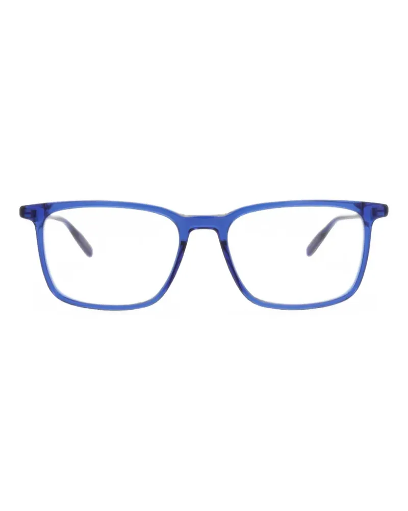 Montblanc Brille mit eckigem Gestell - Blau Blau