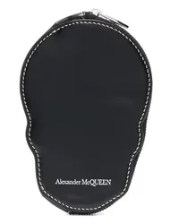 Alexander McQueen Portemonnaie mit Totenkopfform Schwarz