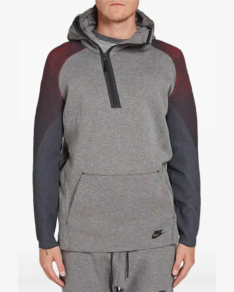 Nike funnel-neck zip hoodie - Grau Grau