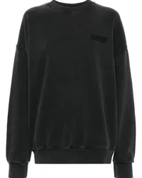 ROTATE Birger Christensen Sweatshirt aus Bio-Baumwolle Schwarz