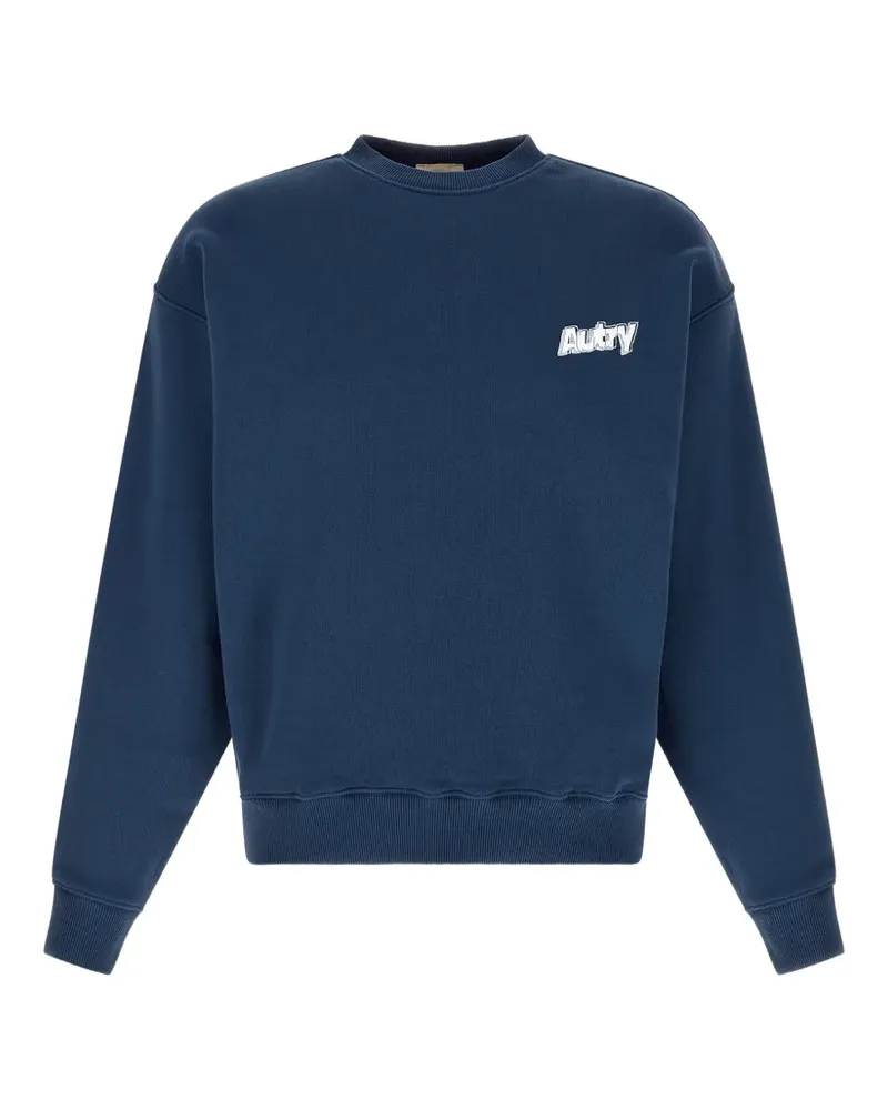 AUTRY Sweatshirt mit Logo - Blau Blau