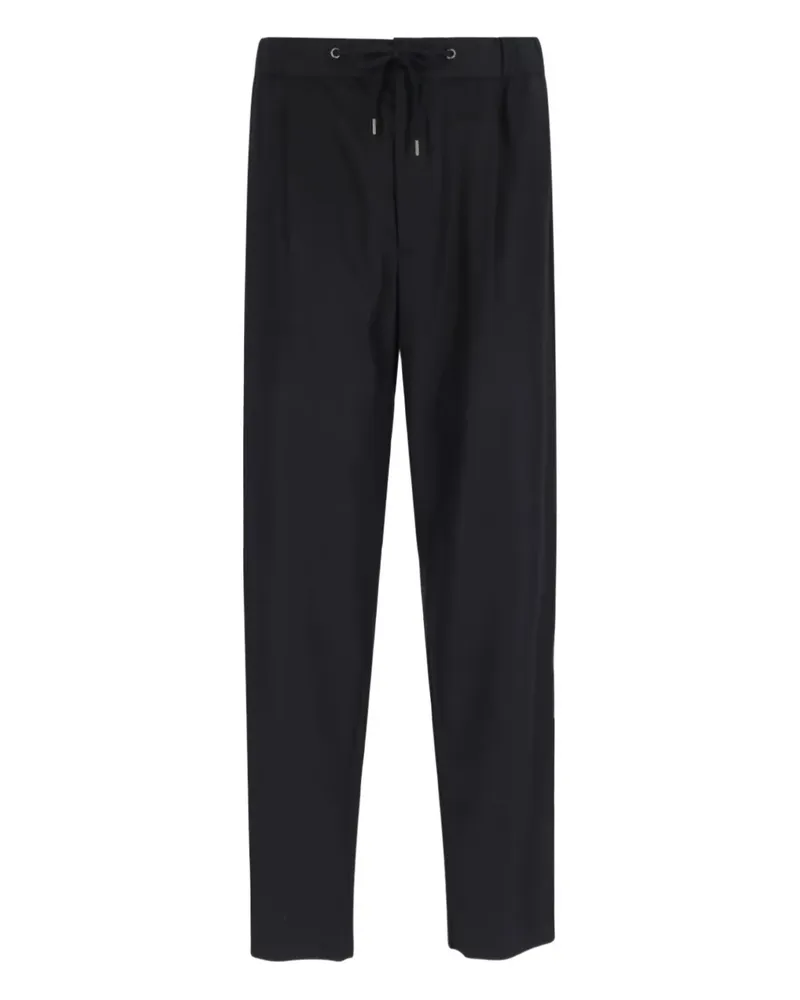 Giorgio Armani Bundfaltenhose mit Kordelzug - Schwarz Schwarz